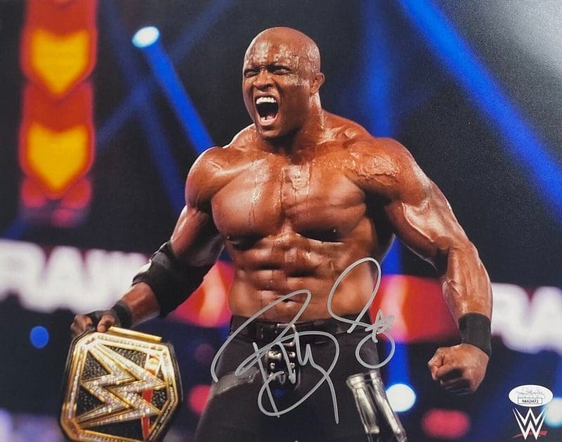 Bobby Lashley Signed Autographed 11x14 Photo JSA Authenticated #1