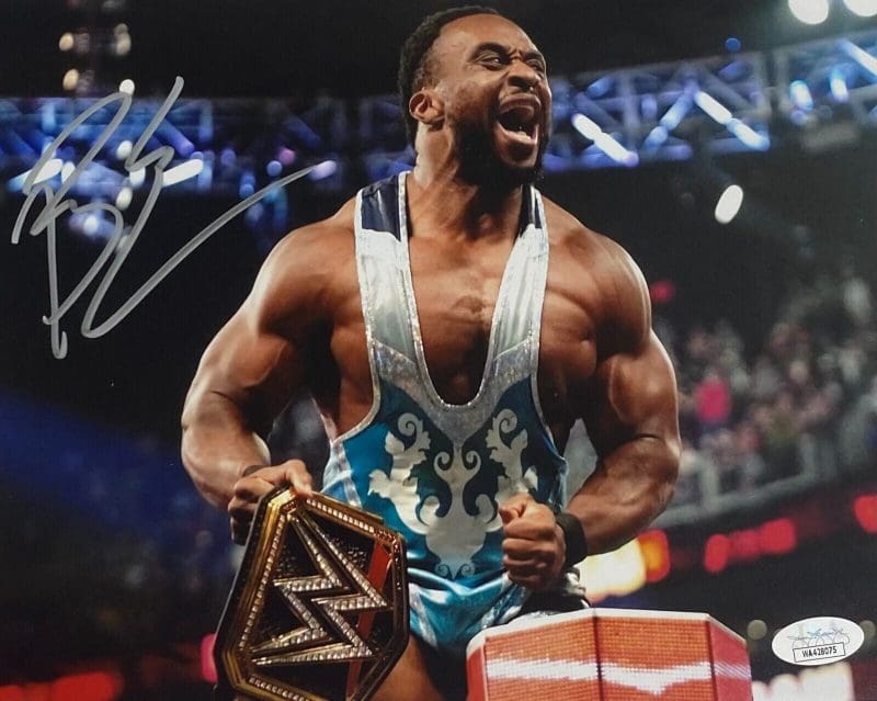 Big E Signed Autographed 8x10 Photo JSA Authenticated #3