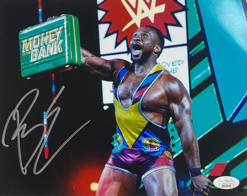 Big E Signed Autographed 8x10 Photo JSA Authenticated #4