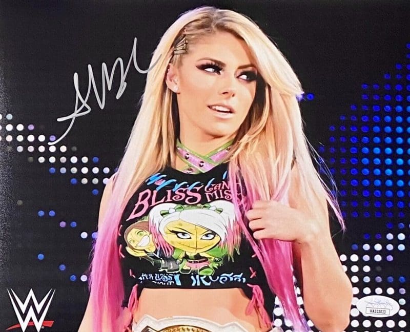 Alexa Bliss Signed Autographed 8x10 Photo JSA Authenticated #8