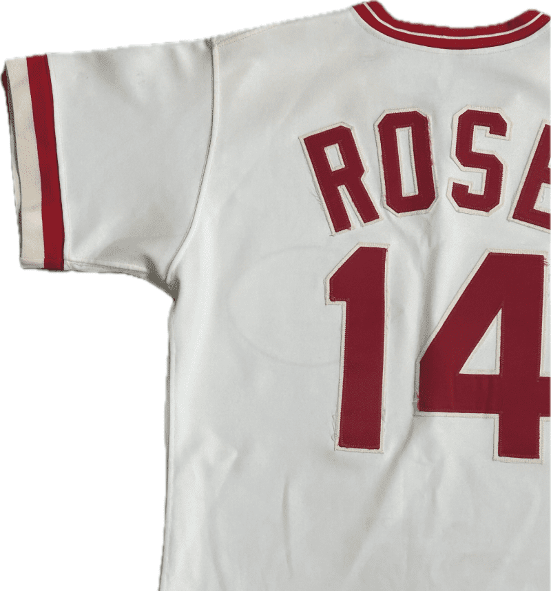 Pete Rose Cincinnati Reds Game Used Home Uniform Authenticated By PhotoMatch.Com - Image 3