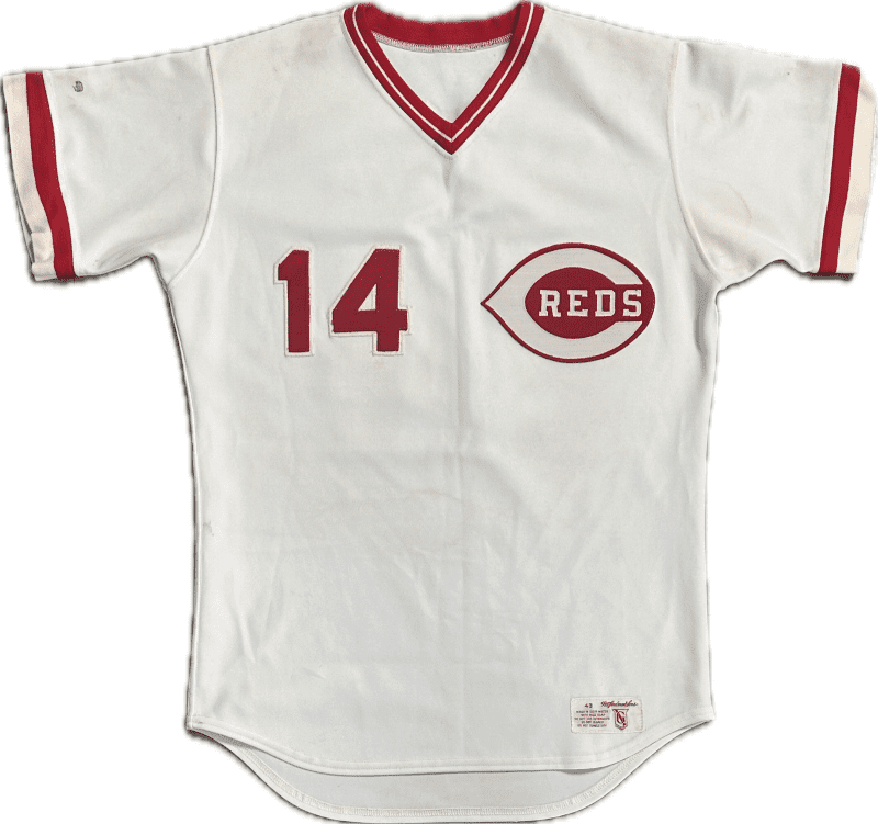 Pete Rose Cincinnati Reds Game Used Home Uniform Authenticated By PhotoMatch.Com - Image 6