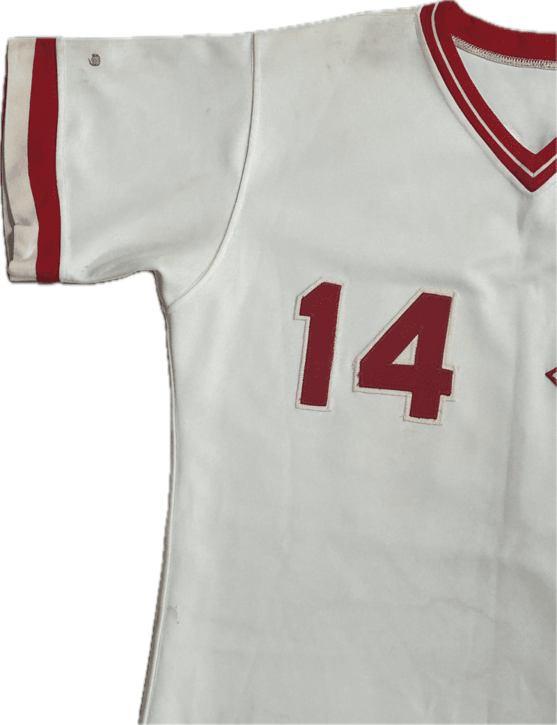 Pete Rose Cincinnati Reds Game Used Home Uniform Authenticated By PhotoMatch.Com - Image 8