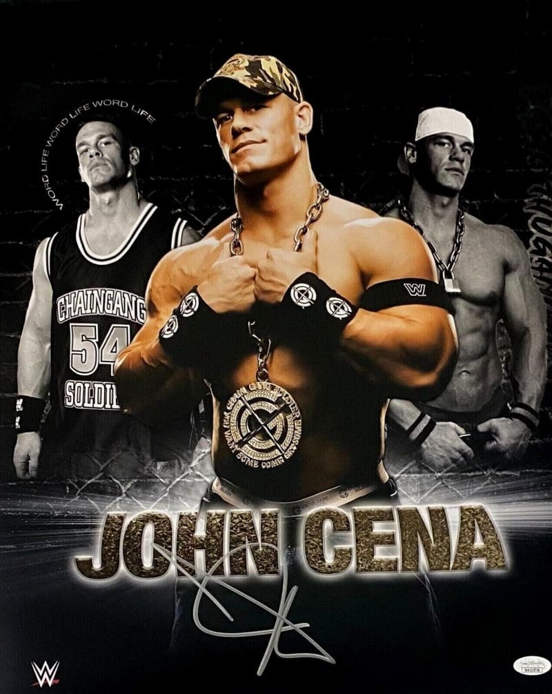John Cena Signed Autographed 16x20 Photo JSA Authenticated #9