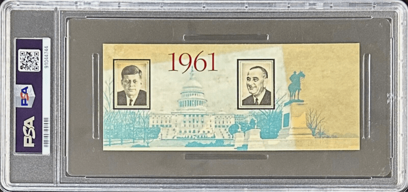 President John F Kennedy 1961 Presidential Inauguration Full Ticket PSA VG-EX 4 - Image 4