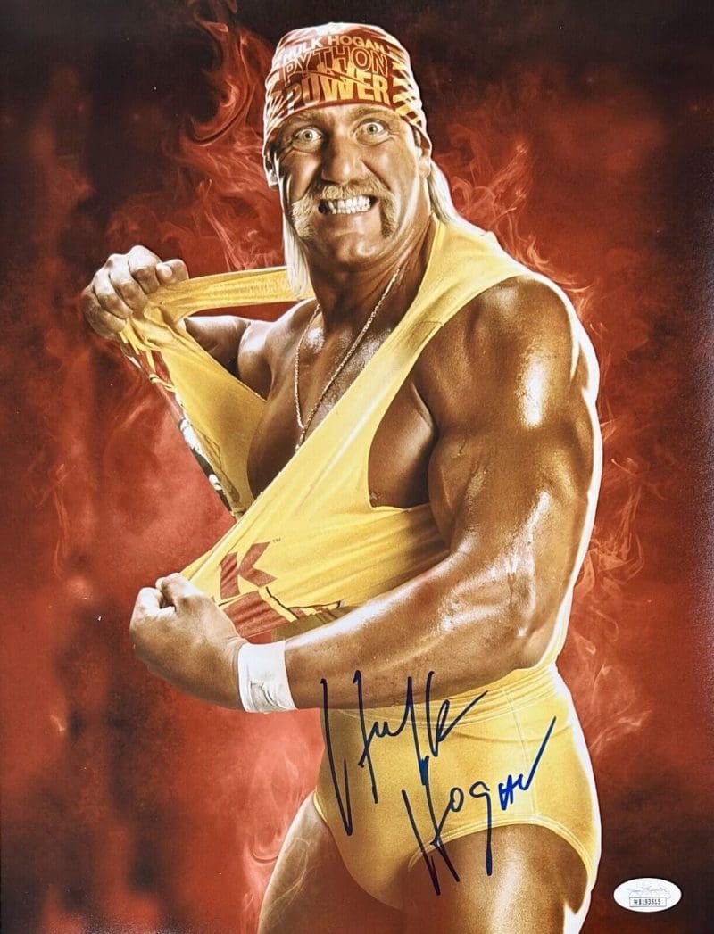 Hulk Hogan Signed Autographed Photo 11x14 JSA Authenticated #5