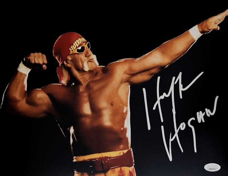 Hulk Hogan Signed Autographed Photo 11x14 JSA Authenticated #12