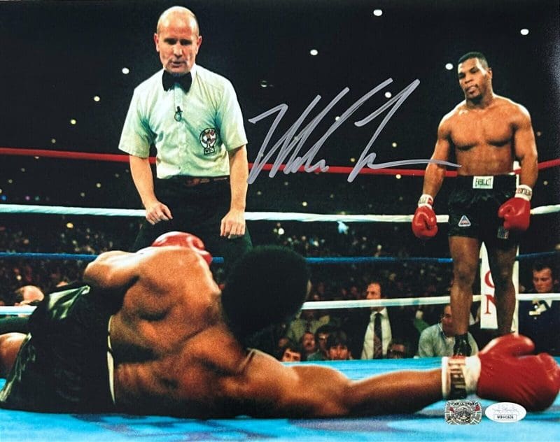 Mike Tyson Signed Autographed 11x14 Photo JSA & Mike Tyson Authentic KO #2