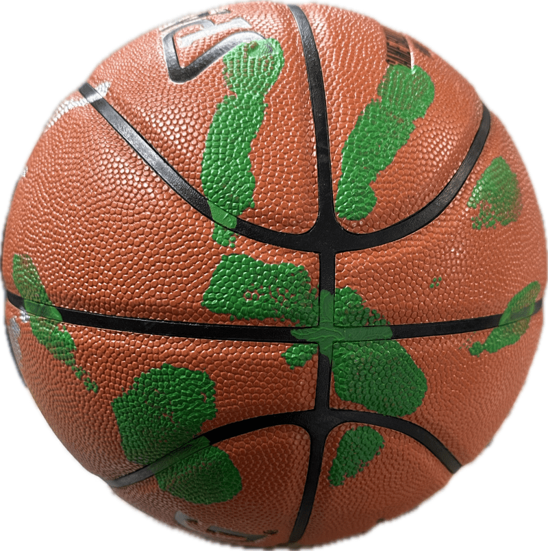 Dennis Rodman Handprint & Signed Autographed Basketball JSA Full Letter Authen - Image 3