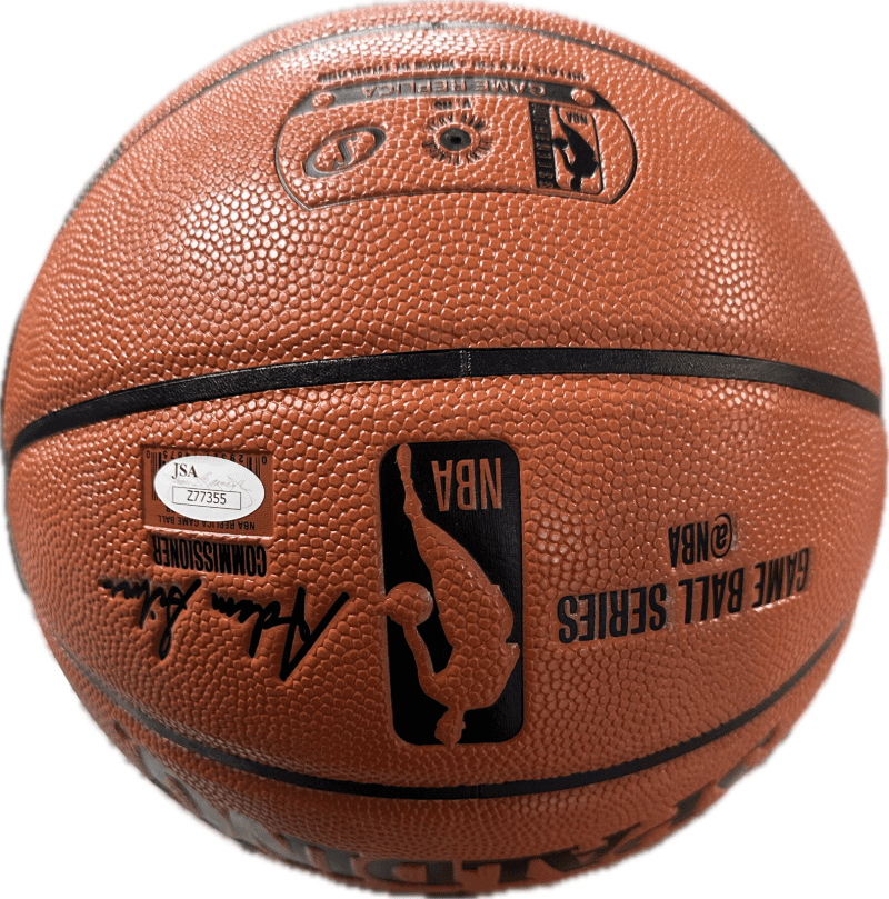 Dennis Rodman Handprint & Signed Autographed Basketball JSA Full Letter Authen - Image 4