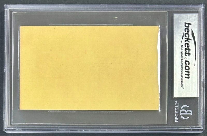 Alphonse AL Capone Scarface Transfer Jail Card US Penitentiary Alcatraz Beckett - Image 3