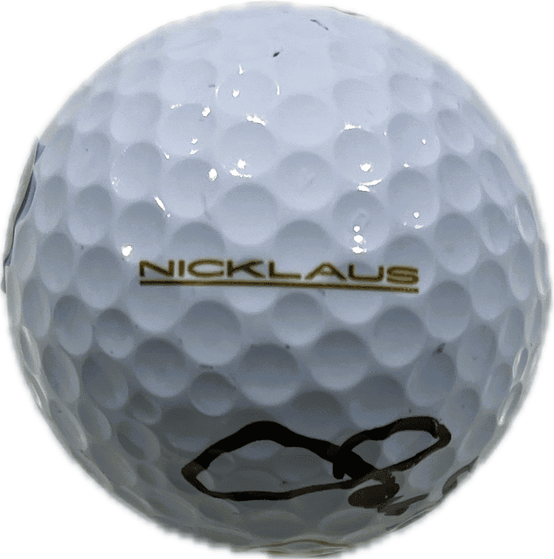Jack Nicklaus Autographed Signed Nicklaus Golden Bear Golf Ball PSA/DNA - Image 2