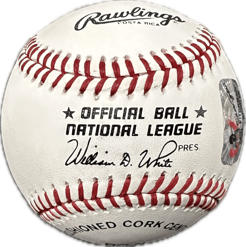 Pete Rose Signed National League Baseball JSA & Rose Player Hologram Hit King - Image 2