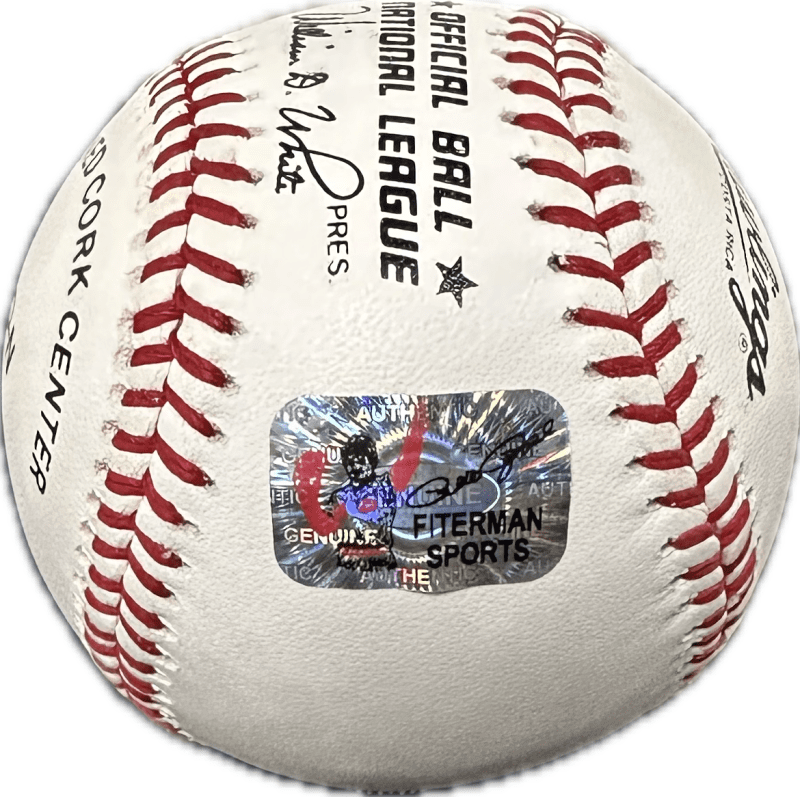 Pete Rose Signed National League Baseball JSA & Rose Player Hologram Hit King - Image 3