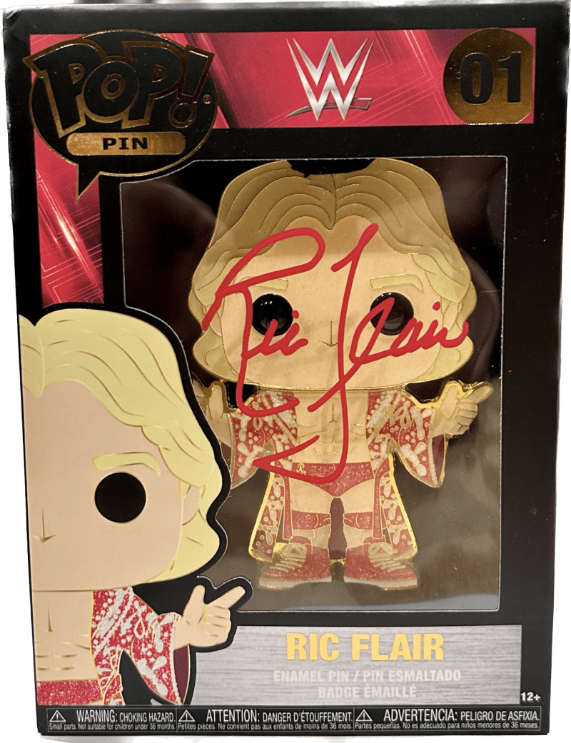 Ric Flair Signed Autographed POP Pin 01 JSA Authenticated