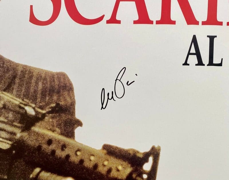 Al Pacino Tony Montana Signed Autographed Scarface Movie Poster 24x34 JSA H - Image 2