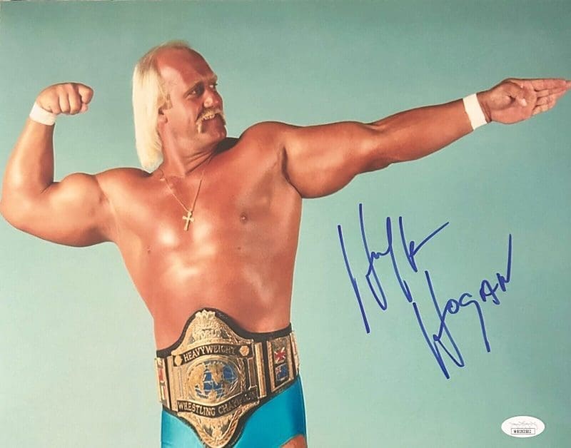 Hulk Hogan Signed Autographed Photo 11x14 JSA Authenticated #22