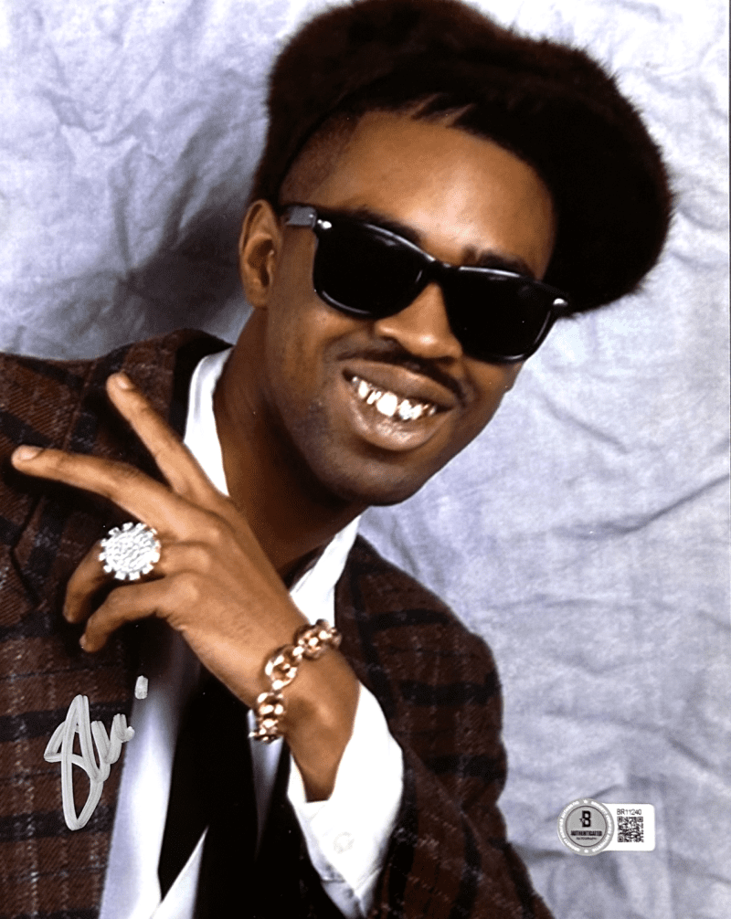 Slick Rick 'The Ruler" Signed Autograph 8x10 Beckett Authentication
