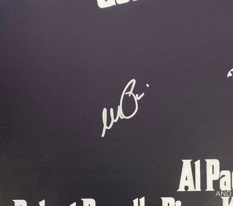 Al Pacino Michael Corleone Signed Autographed Godfather 2 Movie Poster 27x40 JSA - Image 2
