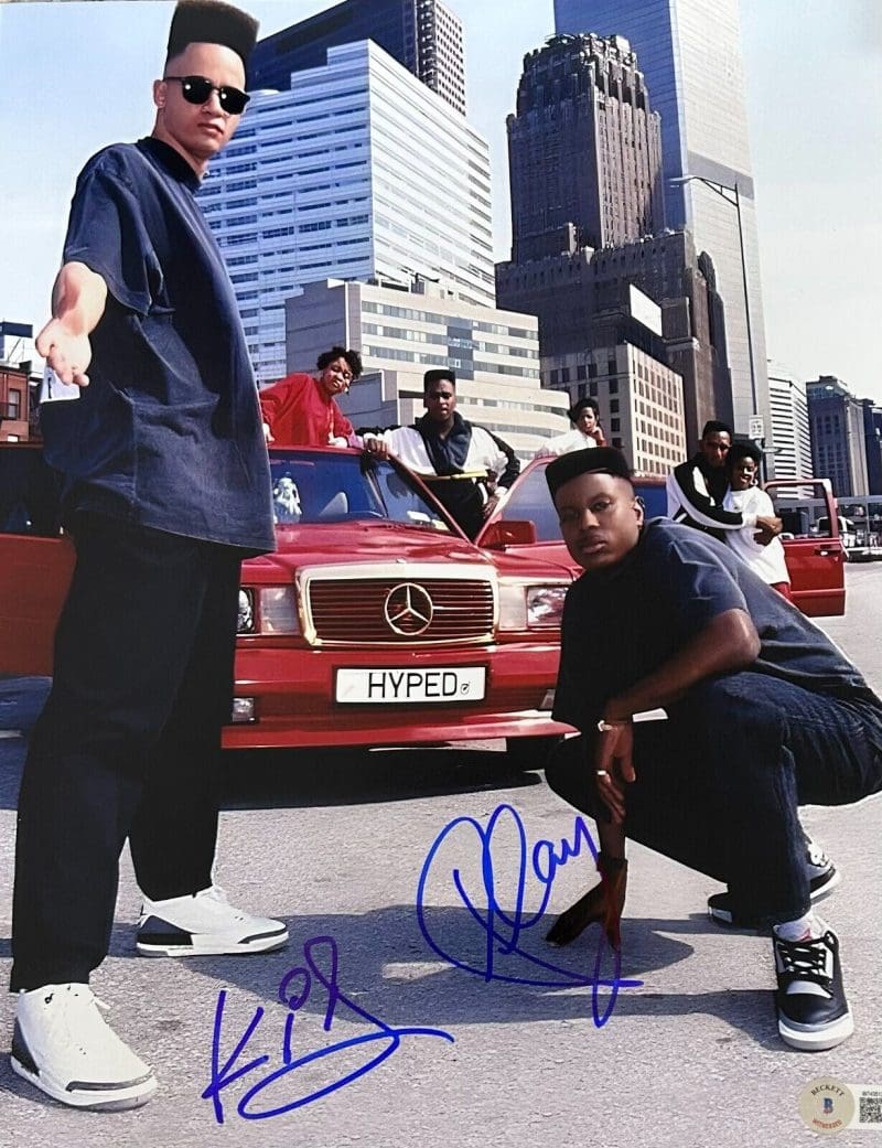 Kid N Play Signed House Party 11x14 Photo Beckett Christopher Reid & Martin #2