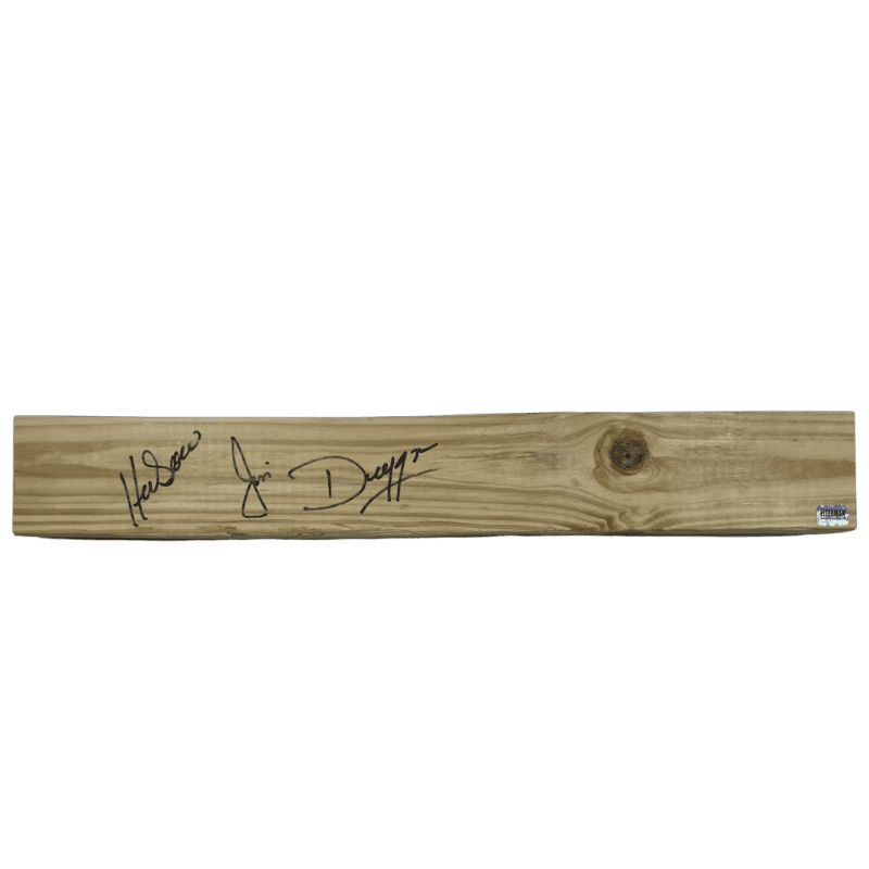 Hacksaw Jim Duggan WWE WCW Signed Autographed 2x4 Wood FSG Authentication