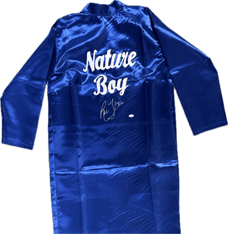 RIC FLAIR "Nature Boy" Signed Autographed Blue Robe JSA Authenticated