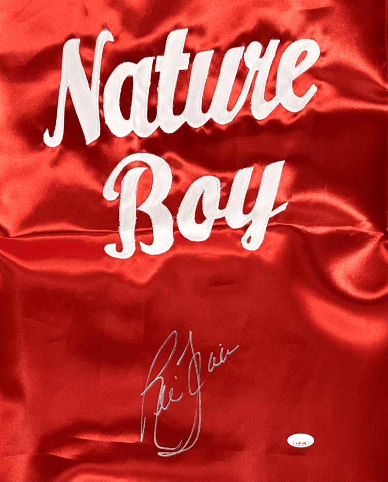 RIC FLAIR "Nature Boy" Signed Autographed Red Robe JSA Authenticated - Image 2