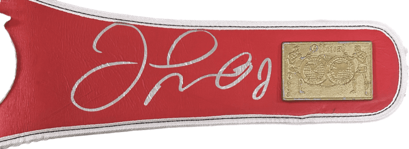 Floyd Mayweather Jr  Signed Autographed Red Belt JSA Authenticated - Image 2