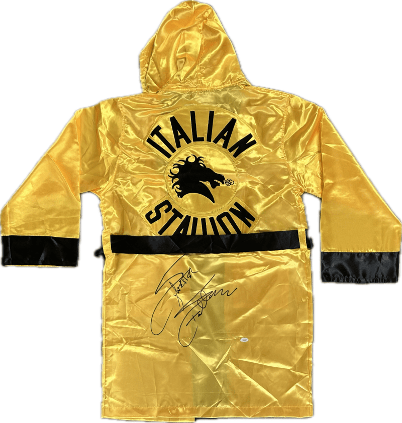 Sylvester Stallone Signed Rocky Italian Stallion Robe JSA Witness Authenticated