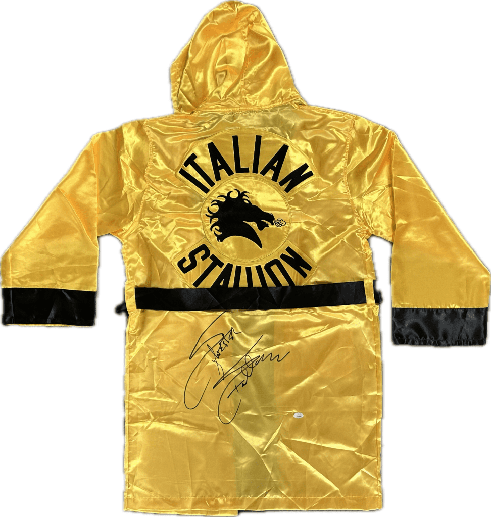 Sylvester Stallone Signed Rocky Italian Stallion Robe JSA Witness