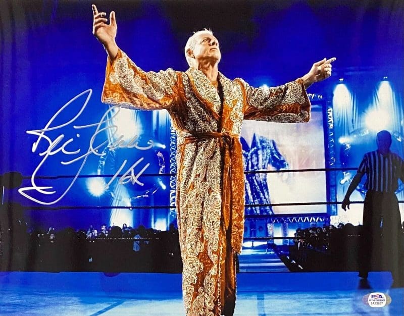Ric Flair Signed Autographed 11x14 Photo PSA/DNA Authentic WWE WCW #7A Silver