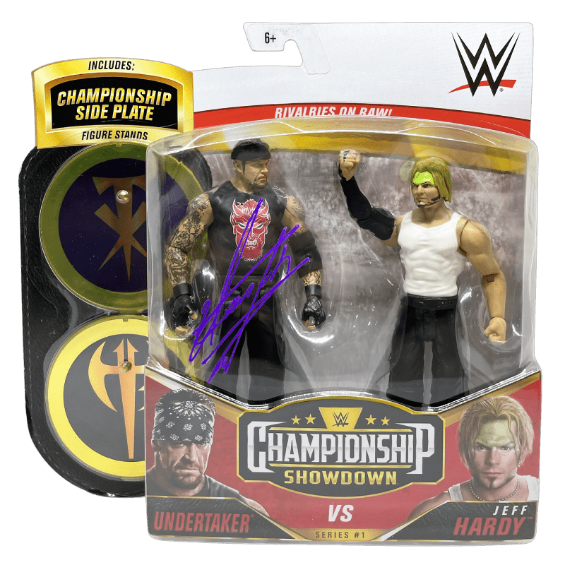 The Undertaker Signed WWE Championship Showdown Action Figure JSA WIT418005