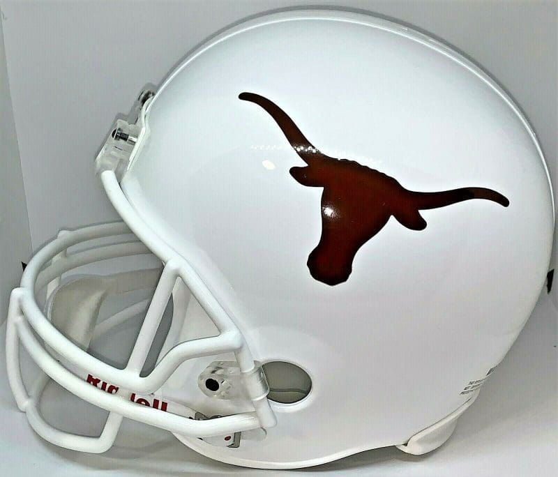 Ricky Williams Handprint Full Size Texas Longhorns Helmet Signed JSA Z65893 - Image 4