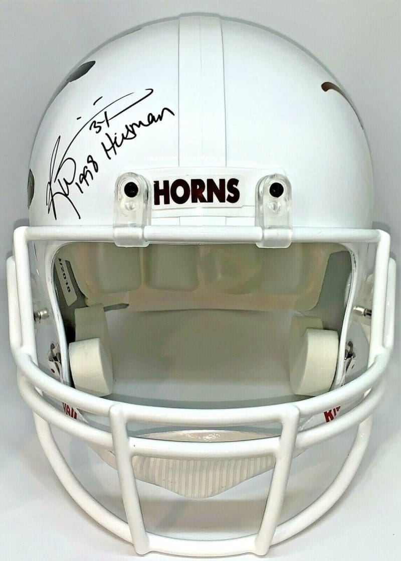 Ricky Williams Handprint Full Size Texas Longhorns Helmet Signed JSA Z65893 - Image 5