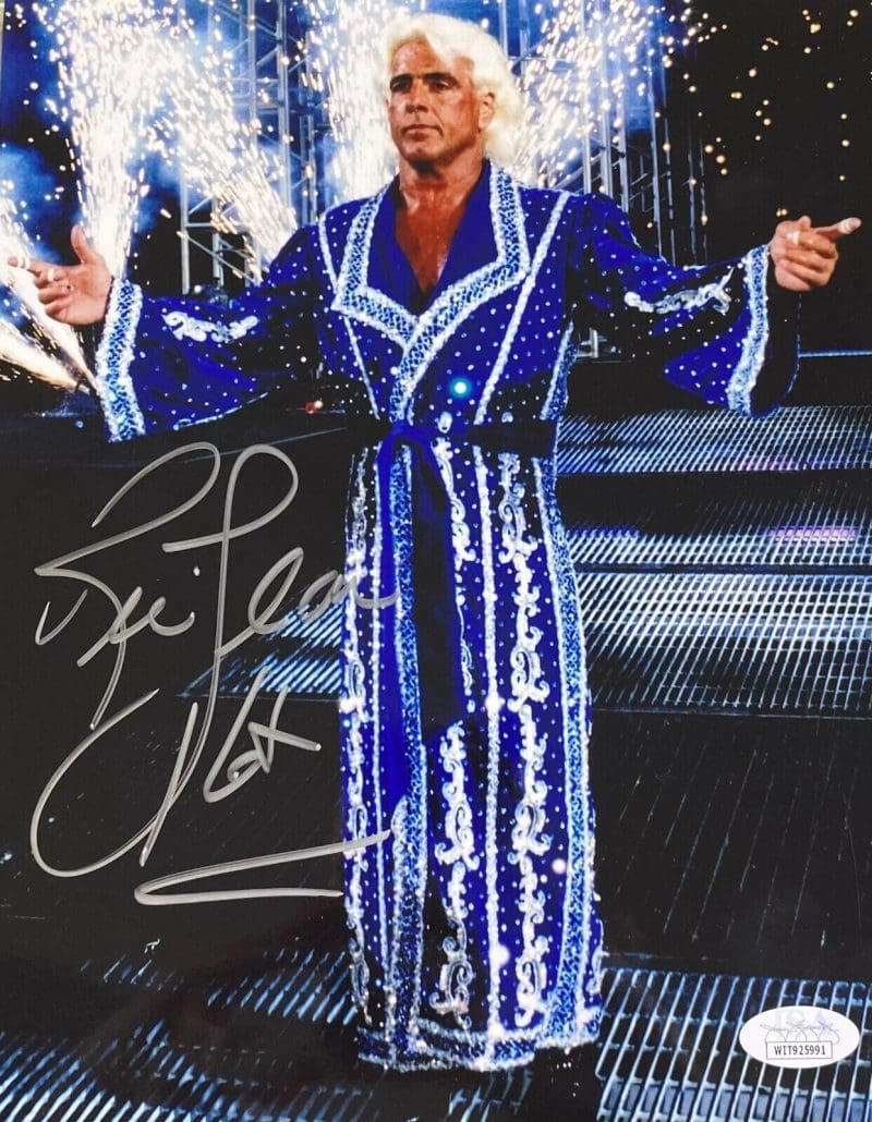 Ric Flair Signed Autographed 8x10 Photo JSA Authentic WWE WCW #4