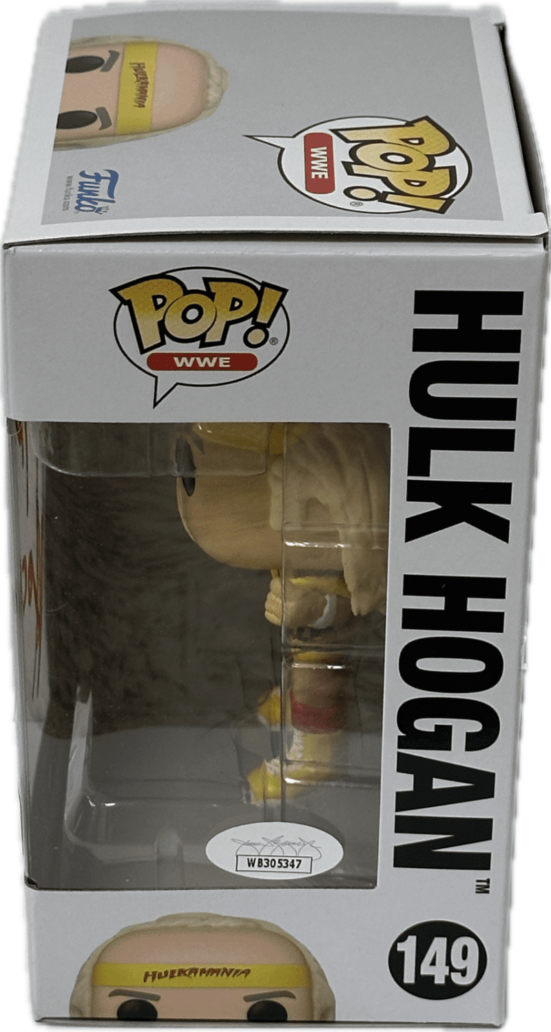 Hulk Hogan Signed Autographed Funko POP 149 JSA Authenticated Red - Image 2