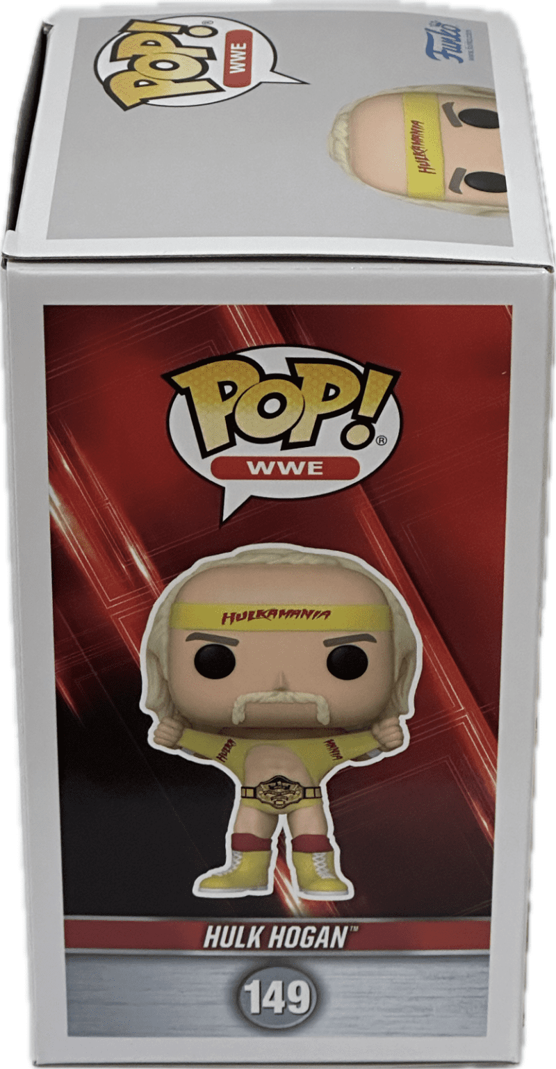 Hulk Hogan Signed Autographed Funko POP 149 JSA Authenticated Red - Image 6