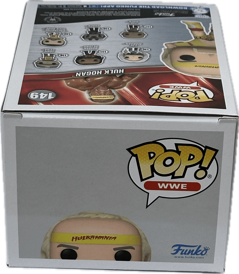 Hulk Hogan Signed Autographed Funko POP 149 JSA Authenticated Red - Image 7