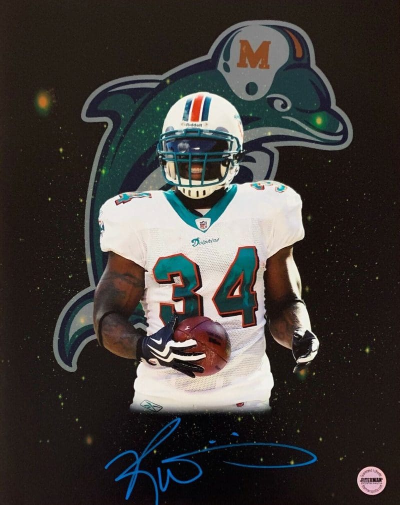 Ricky Williams Signed Autographed 11X14 Photo FSG Authenticated Miami Dolphins