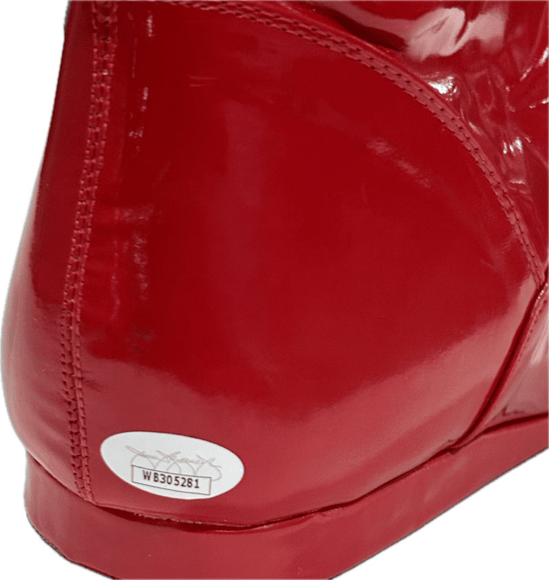 Hulk Hogan Signed Autographed RED Boot JSA Authentication Right WWF WCW WWE - Image 3
