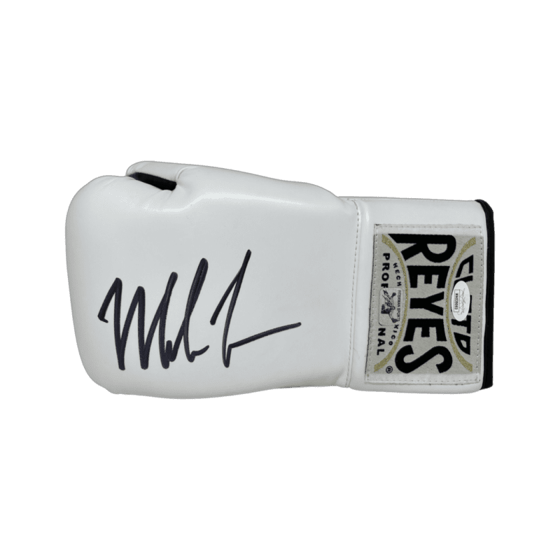 Mike Tyson Signed Left White Cleto Reyes Glove JSA & Mike Tyson Hologram