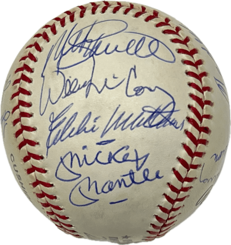 500 Home Run Club Signed NL Official Baseball 12 Autos Williams Mantle Beckett - Image 2