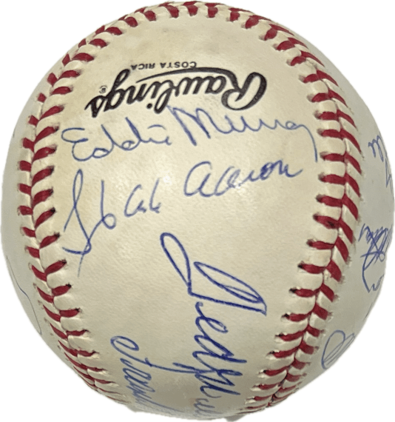 500 Home Run Club Signed NL Official Baseball 12 Autos Williams Mantle Beckett - Image 5