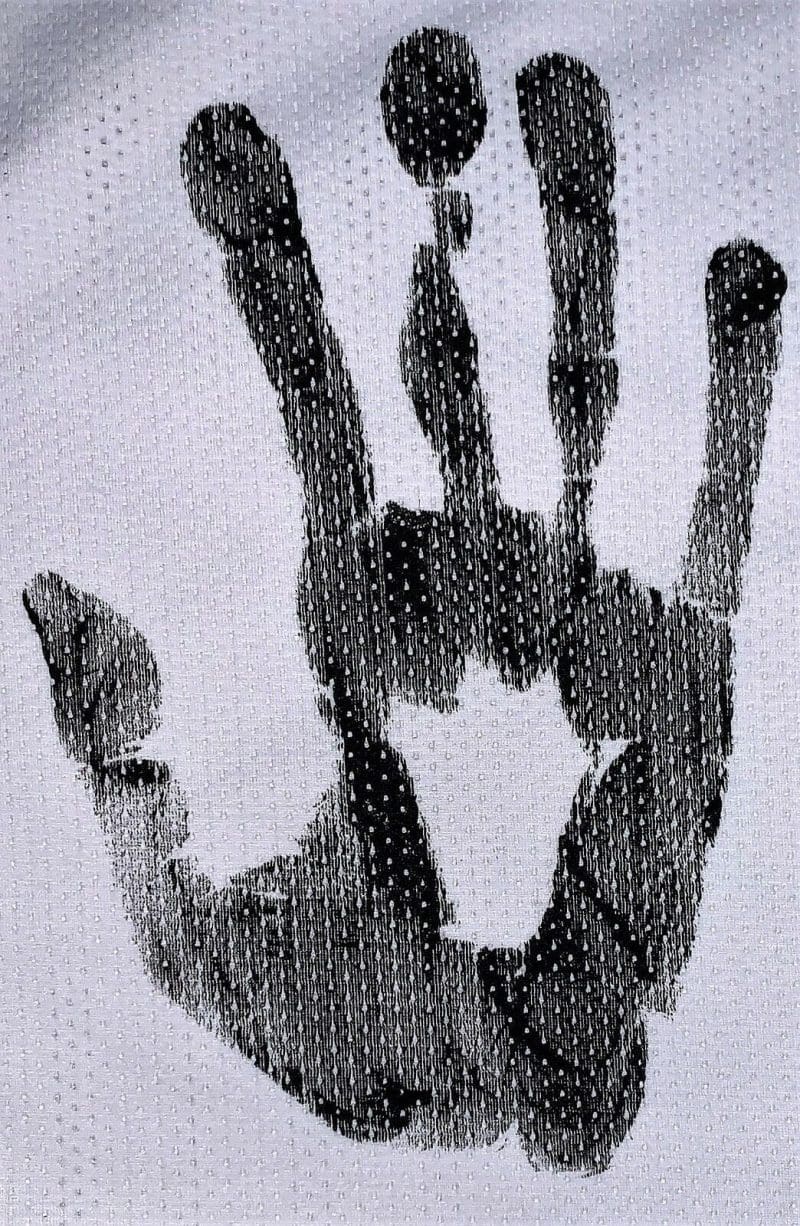 Julius Erving Dr. J Hand Print Signed Autographed White Jersey JSA Authen Z65905 - Image 5