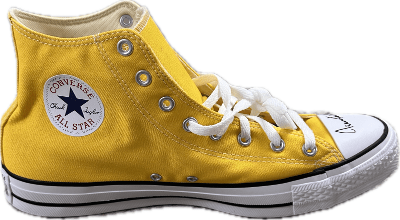 Jerry West Signed Autographed Left Yellow Converse Shoe JSA Authentication - Image 2