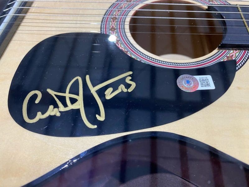 Cody Johnson Signed Natural Acoustic Guitar Framed Shadowbox Beckett Authentic - Image 3
