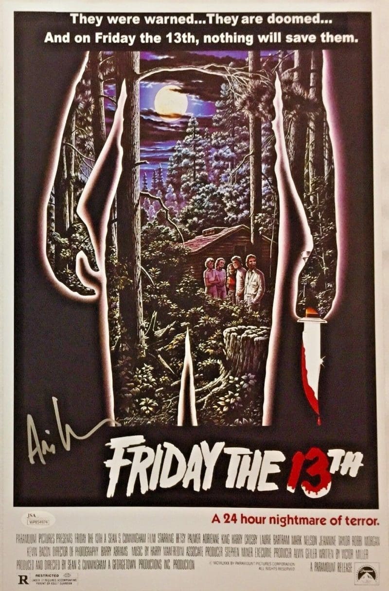 Ari Lehman Jason Friday the 13th Signed Autographed 11x17 Photo JSA Authentic