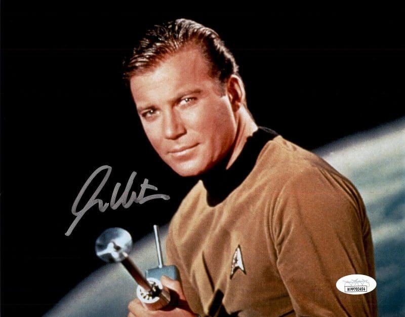 William Shatner Star Trek Signed Autographed 8x10 Photo JSA Authenticated 8