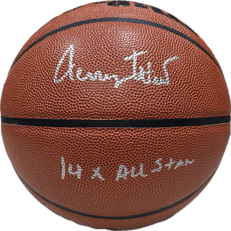 Jerry West Signed Autographed Wilson Basketball JSA Lakers "14x All Star"