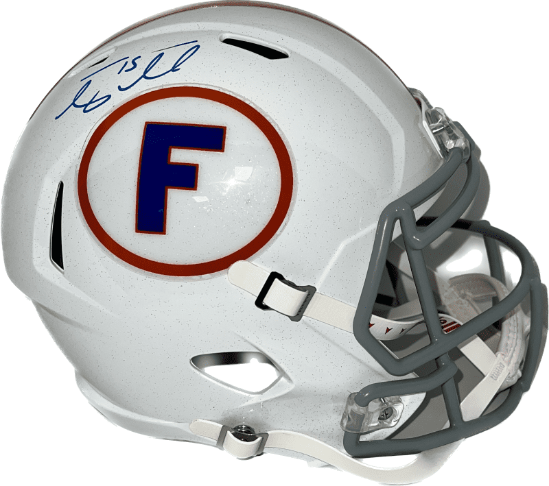 Tim Tebow Signed Autographed  Florida Gators White Full Size Helmet JSA (F)
